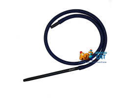 Силиконовый шланг в оплетке с мундштуком Red Stork Black Blue